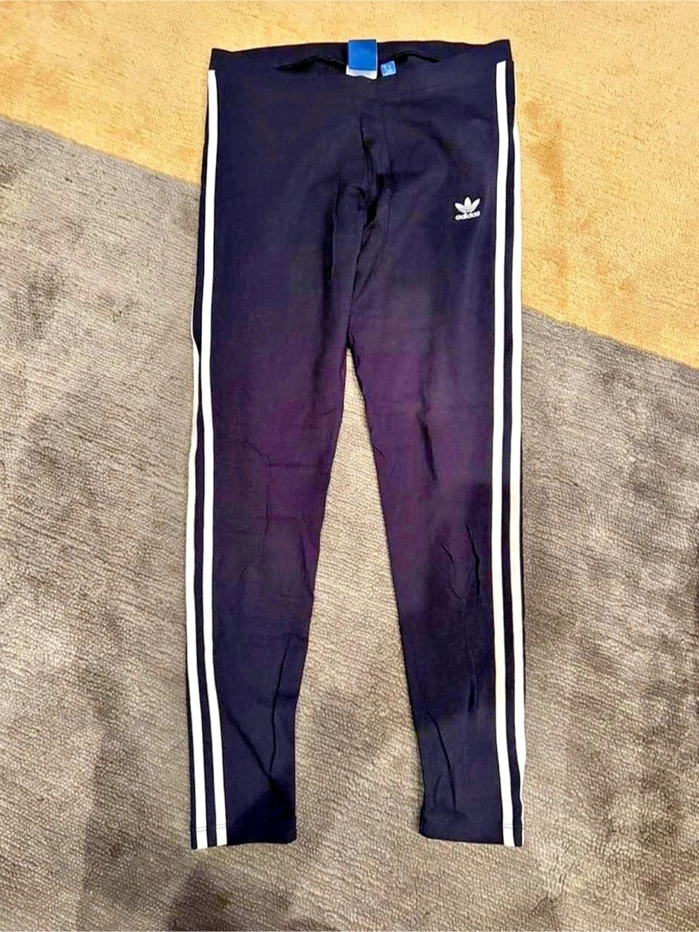 adidas Originals 3-Stripes Trefoil Leggings Black & White